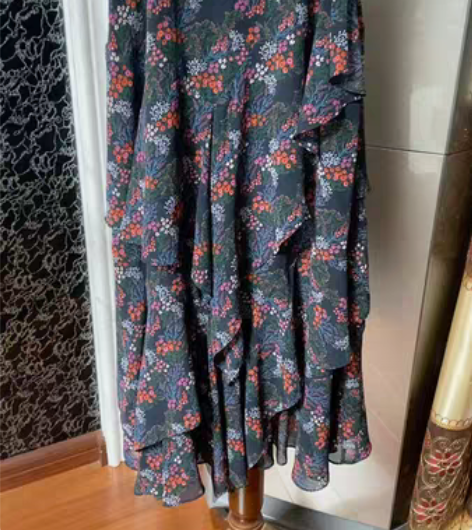 包邮Basic House百家好印花显瘦女...