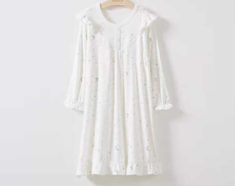 转卖小番薯女童公主风睡裙牛奶丝2020秋冬...