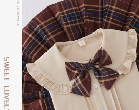 转卖jk制服裙正版儿童女童春装套装12岁女...