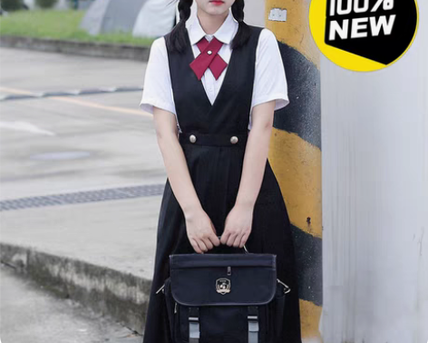 全新护奶裙学院风背带裙批发 全新护奶裙背带...