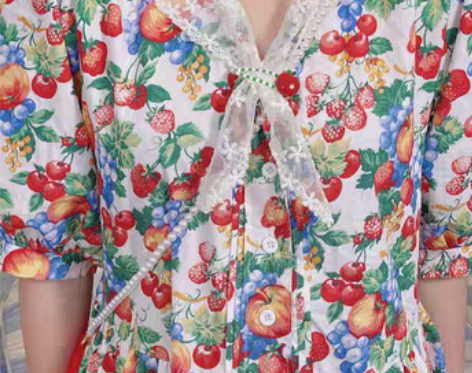 转卖童趣古着昭和少女日系复古田园风浆果连衣...