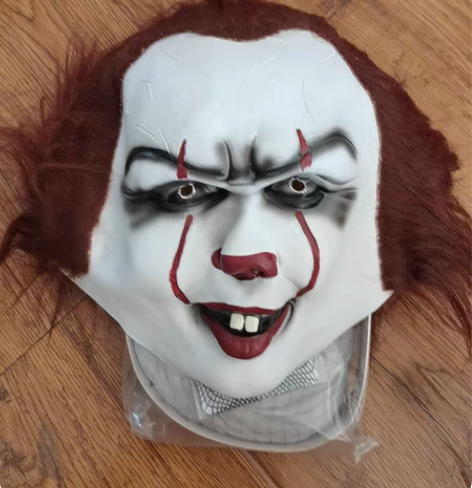 小丑面具，cos道具cosplay假扮，表...