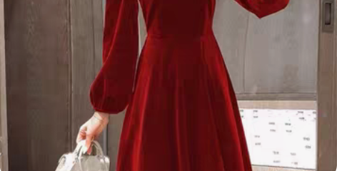 包邮圣诞红丝绒甜美复古可爱节日风cospl...