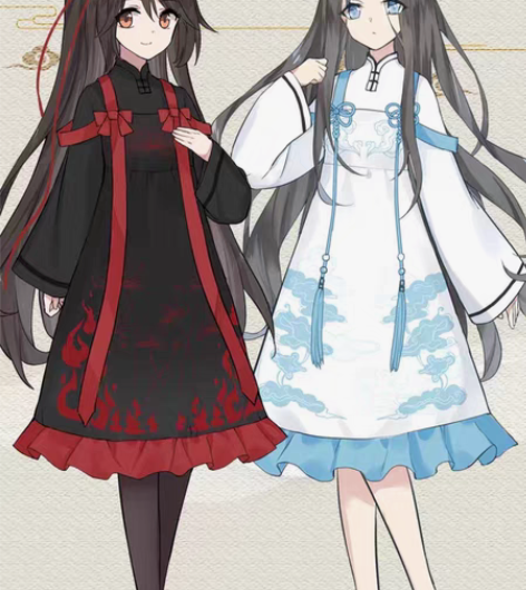 漫之迷新品魔道改良汉服男女情侣cp中国风日...