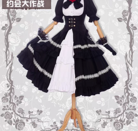 【出】约会大作战时崎狂三cos服 L码 没...