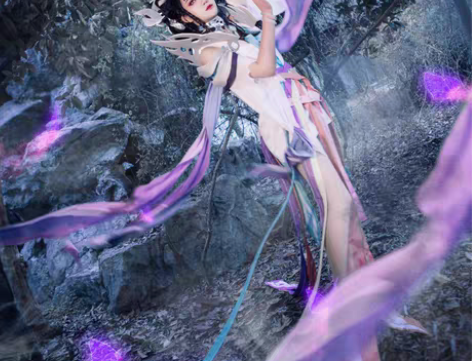 转卖王者农药cos服永恒之月芈月白晶晶co...
