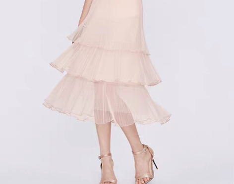 包邮红袖蛋糕裙半身裙女减龄甜美中长款仙女网...