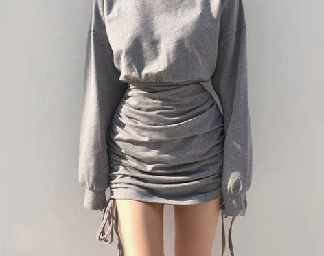 转卖ROCKMORE欧美ins绑带褶皱运动...