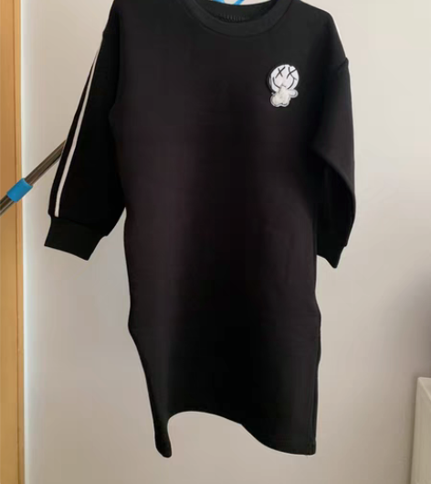 运动卫衣 卫衣裙 膝盖以上 可爱学院风 M...