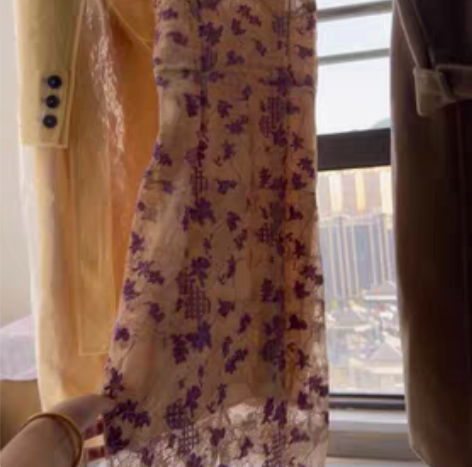 转卖王小手紫美人复古慵懒法式宫廷温柔性感气...