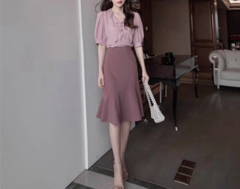 转卖欧洲站夏季新款时髦气质设计感名媛风职业...