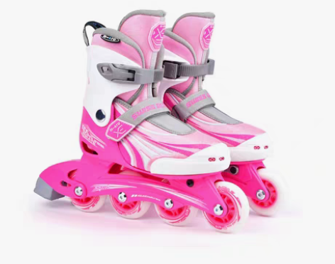 转卖瑞士micro迈古闪光溜冰鞋儿童入门全...