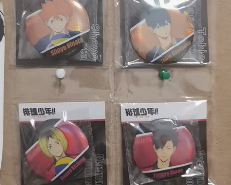 排球少年星河动漫正版 双闪镭射变色 马口铁...
