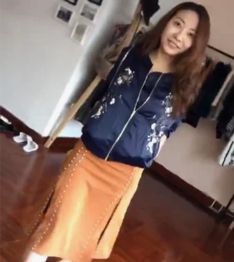 包邮外单孤品暗桔高腰中裙 如图，很好搭有调...