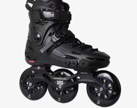 转卖飞鹰轮滑鞋F110大三轮速桩速滑训练休...