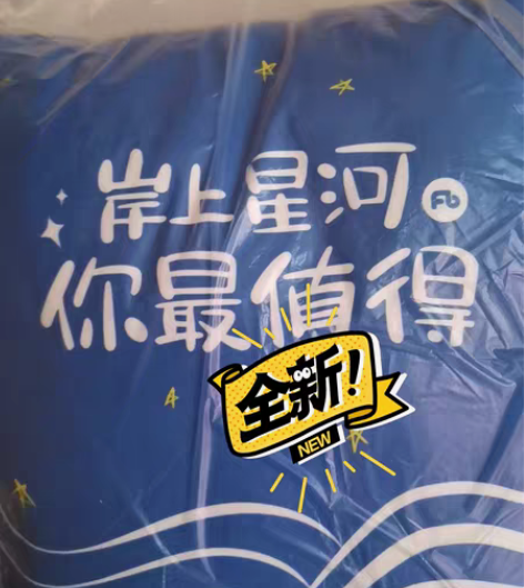包邮粉笔抱枕 全新 岸上星河你值得！ 全新...