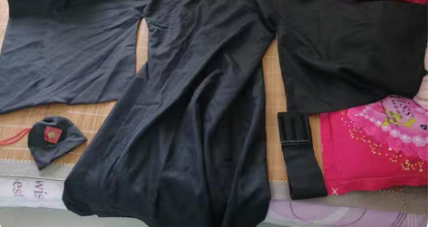 无脸男cos和服，振袖和服 衣服全套送面具...