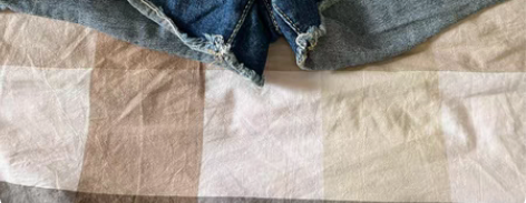 牛仔短裤30码 九新 满38包邮￥12