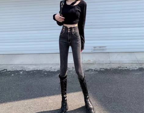 转卖卡扎琳秋冬保暖美式辣妹韩版显瘦发热修身...