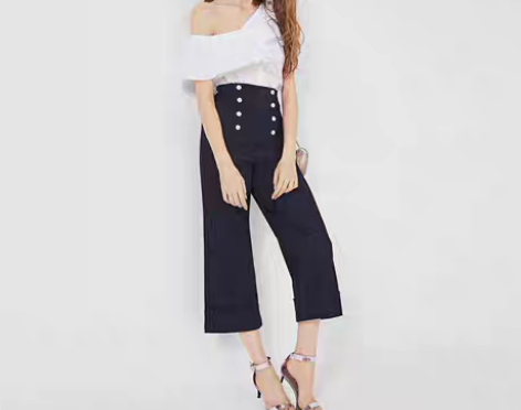 转卖绫致Vero Moda春夏新款双排扣高...