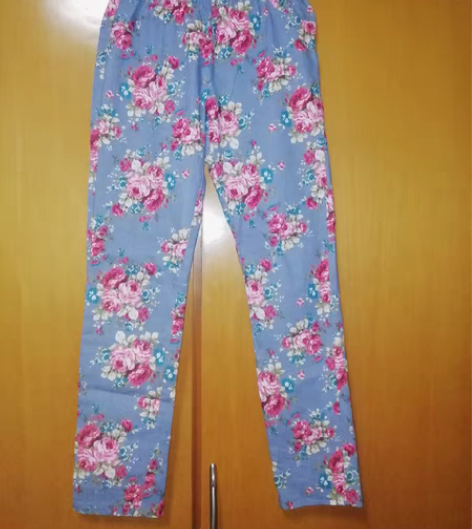 全新的印花棉麻裤，S码。 感兴趣的话点“我...