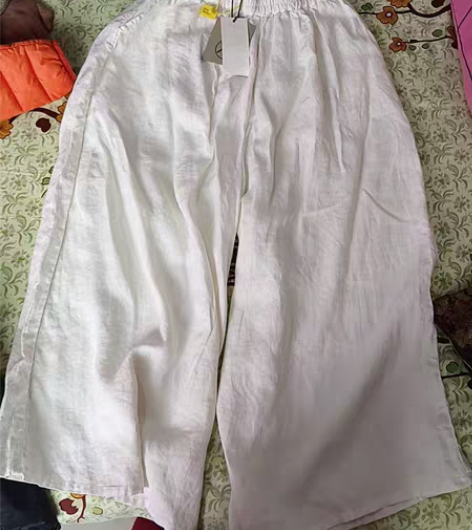 宽松哈伦裤休闲九分棉麻裤 全新15元不包邮...