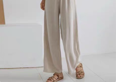 包邮棉麻裤，穿过两次，S码，商品售出不退换...