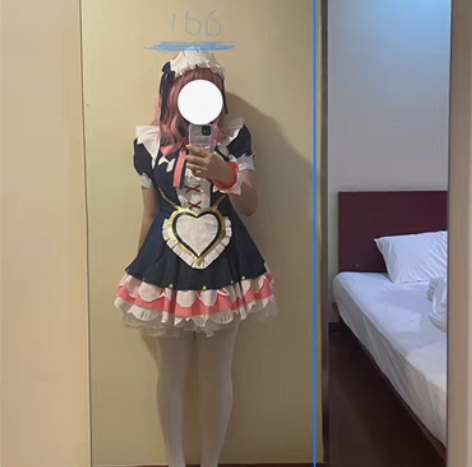 包邮妲己cos  l码  假发耳朵衣服大尾...
