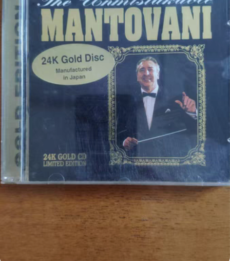 包邮曼陀凡尼轻音乐发烧CD，24K金碟，天...