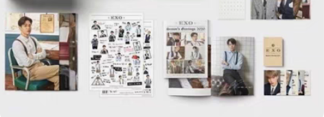 包邮EXO2020台历 EXO2020台历...