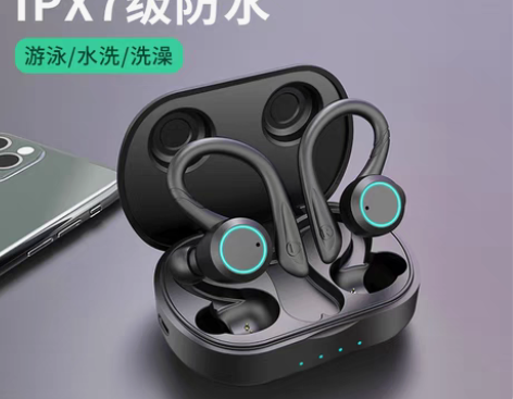 转卖纽曼L1真无线防水蓝牙耳机挂耳式运动双...