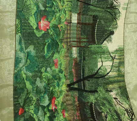 包邮刺绣画，长度50厘米，宽度40厘米，有...