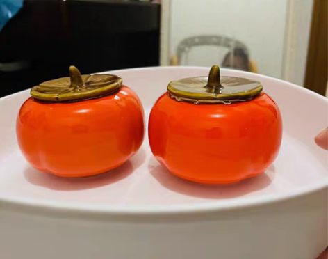 柿柿如意干花香薰蜡烛熏香卧室少女高级高颜值...