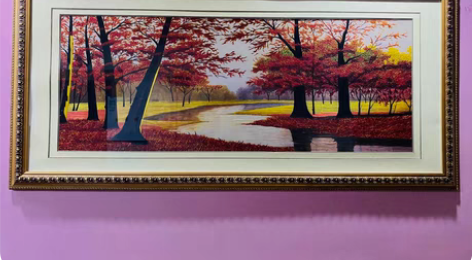 包邮客厅装饰刺绣画装饰画 感兴趣的话点“我...