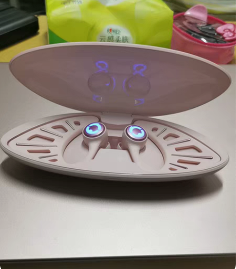 yowu妖舞精灵耳机发光粉色降噪音乐运动无...