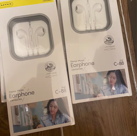 手机有线耳机入耳式适用华为OPPO小米vi...