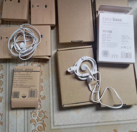 包邮耳机有线入耳式原封正品适用华为oppo...