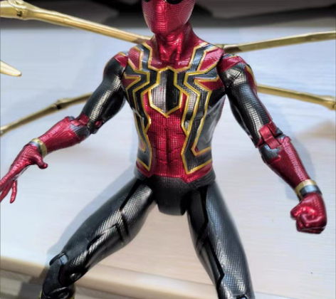 包邮钢铁侠蜘蛛侠手办玩具漫威正版模型多关节...