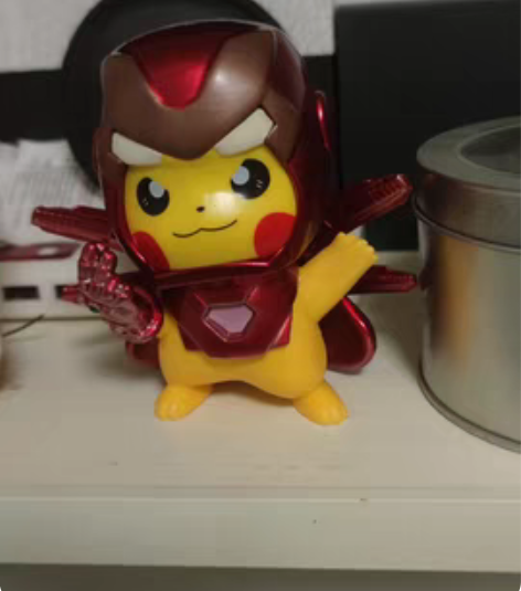 钢铁侠皮卡丘蜘蛛侠手办漫威复仇者宝可梦神奇...