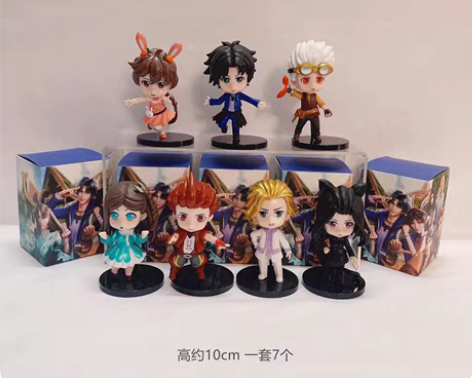 包邮斗罗大陆手办唐三小舞动漫人物蛋糕车载摆...