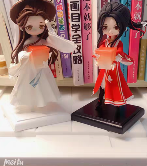 包邮#吆喝# 天官赐福谢怜花城超轻粘土手办...