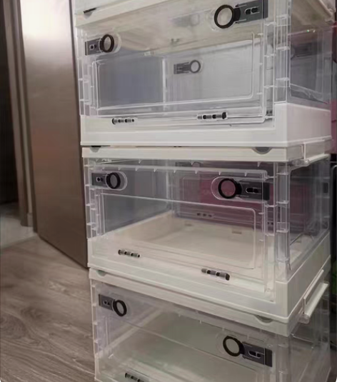 包邮房租到期处理50多个特大号折叠收纳箱透...