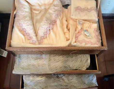 全新 高档纯棉家居套装用品礼箱 藕粉色 俩...
