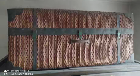 200元年代久远的藤编大箱子 感兴趣的话点...