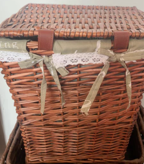 包邮藤编收纳筐火锅店脏衣服收纳筐脏衣篮篓收...