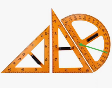 教师教学三角板教师用教具尺子三角尺数学教学...