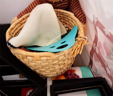 包邮藤编小熊收纳筐。很可爱。便宜转。自取哦...