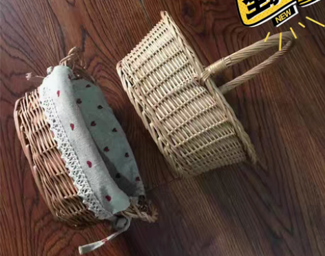 全新ins美式家居田园风小清新收纳筐篮子 ...