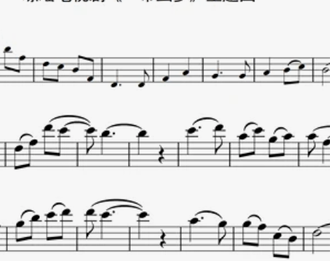 转卖一帘幽梦 长笛独奏谱+配套伴奏音频MP...