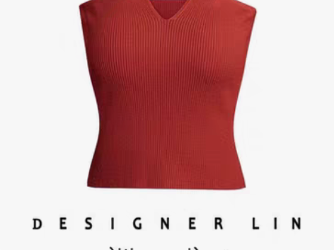 转卖女装热辣无袖上衣2022春季新款针织吊...